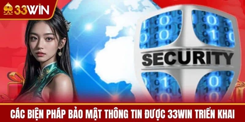 Các biện pháp Bảo mật Thông tin được 33WIN Triển khai