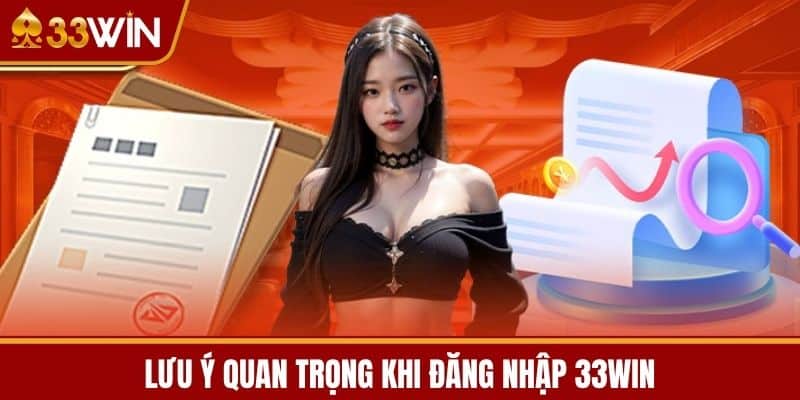 Lưu Ý Quan Trọng Khi Đăng Nhập 33WIN