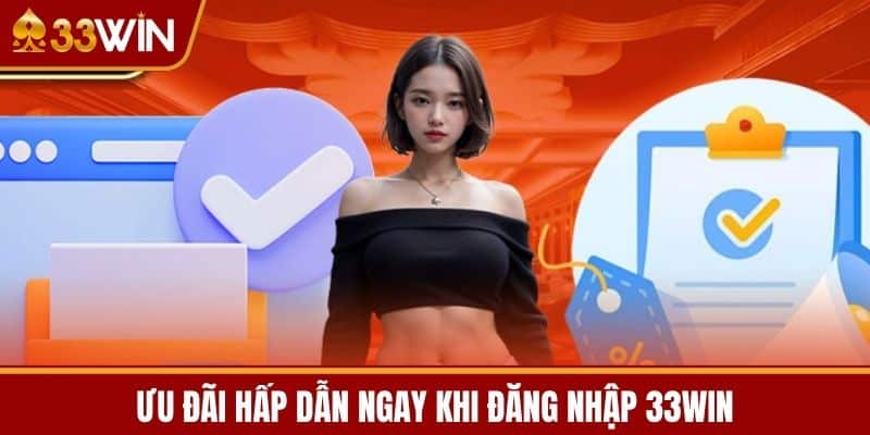 Ưu Đãi Hấp Dẫn Ngay Khi Đăng Nhập 33WIN