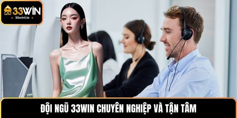 Đội ngũ 33WIN chuyên nghiệp và tận tâm